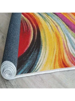 Kurzflor-Teppich In Bunt -Heimtextilien aberto design kurzflor teppich in bunt 3