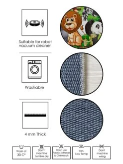 Kurzflor-Teppich In Bunt -Heimtextilien aberto design kurzflor teppich in bunt 7