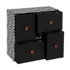 Mini-Kommode In Schwarz 5 Mini-Kommode In Schwarz -Heimtextilien atmosphera createur dinterieur mini kommode in schwarz 2