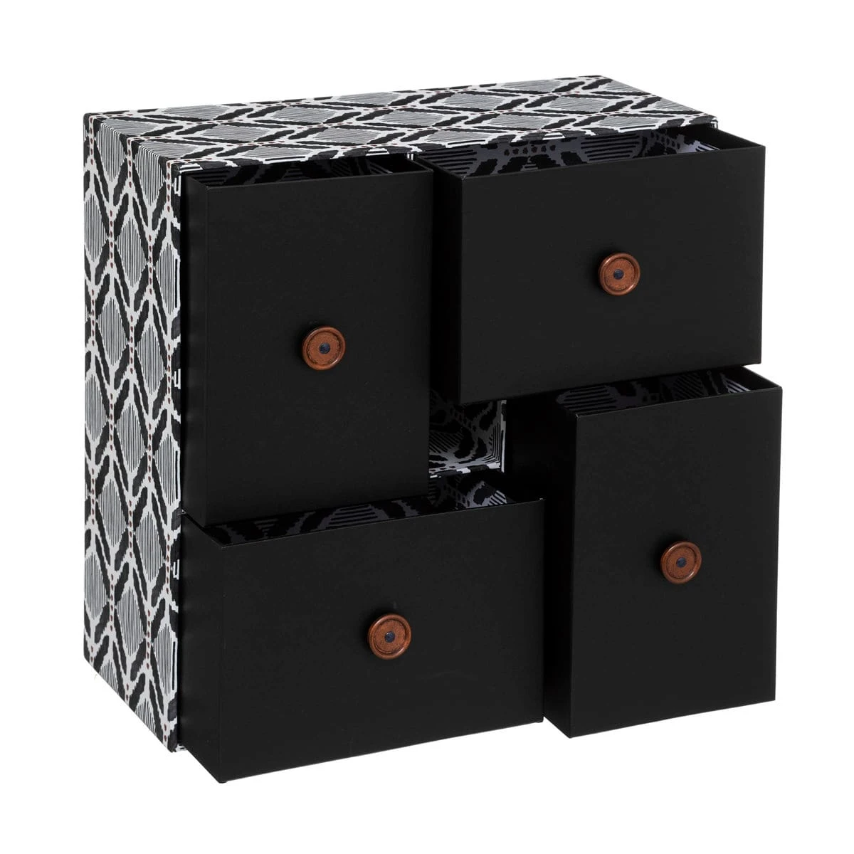 Mini-Kommode In Schwarz 3 Mini-Kommode In Schwarz – Bild 3