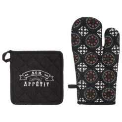 Ofenhandschuh In Schwarz