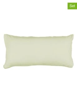 2er-Set: Kissenbezüge In Grün - (L)80 X (B)40 Cm
