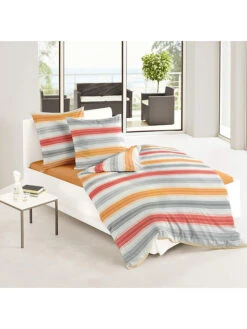 Satin-Bettwäsche-Set In Bunt