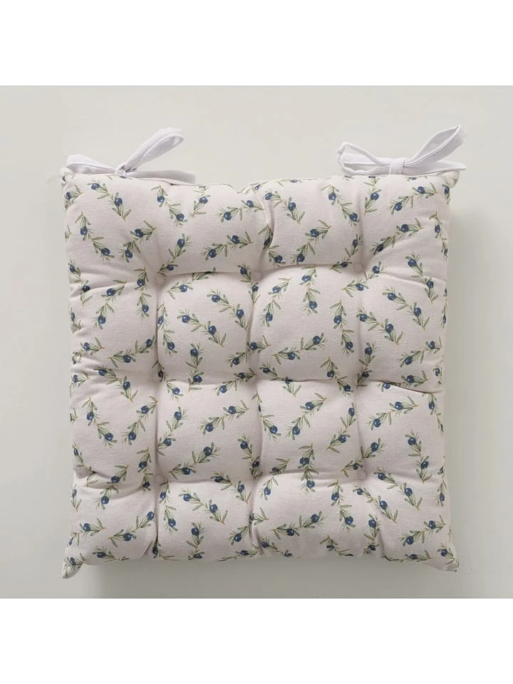 Sitzkissen "Olivia" In Creme - (L)40 X (B)40 Cm 2 Sitzkissen "Olivia" In Creme - (L)40 X (B)40 Cm – Bild 2