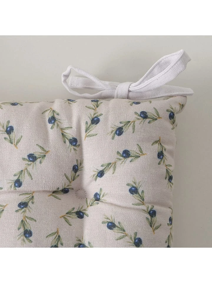 Sitzkissen "Olivia" In Creme - (L)40 X (B)40 Cm 3 Sitzkissen "Olivia" In Creme - (L)40 X (B)40 Cm – Bild 3