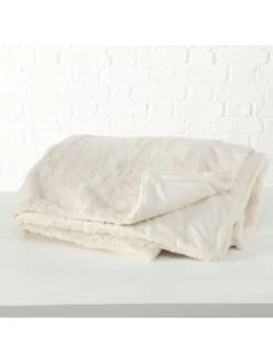Wohndecke "Storan" In Creme - (L)200 X (B)150 Cm