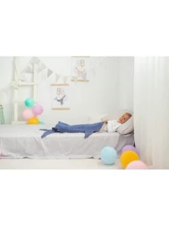 Beindecke "Haifisch" In Blau -Heimtextilien crochetts beindecke haifisch in blau 3