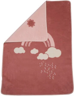 100% BIO-Baumwolldecke "Regenbogen" -Heimtextilien david fussenegger 100 bio baumwolldecke regenbogen 2