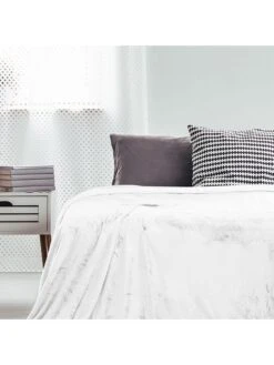 Wohndecke In Weiß -Heimtextilien deco king wohndecke in weiss 2