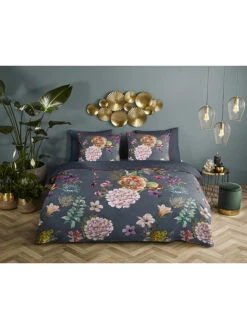 Satin-Bettwäsche-Set "Parma" In Anthrazit/ Bunt 12 Satin-Bettwäsche-Set "Parma" In Anthrazit/ Bunt -Heimtextilien descanso satin bettwasche set parma in anthrazit bunt 5