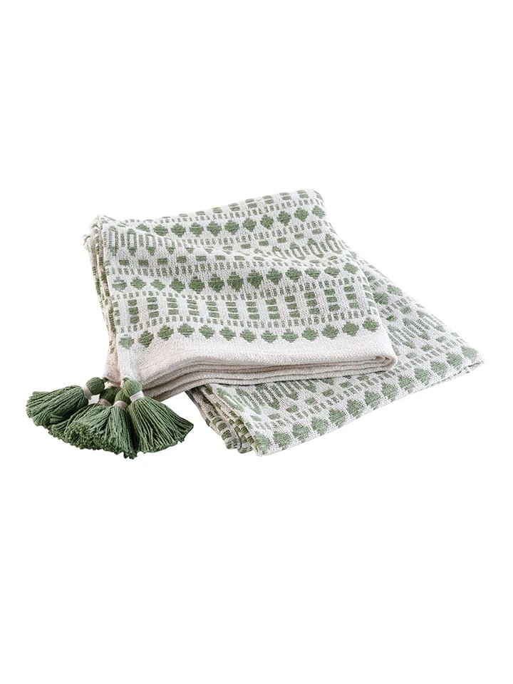 Überwurf "Maldives" In Weiß/ Khaki 4 Überwurf "Maldives" In Weiß/ Khaki – Bild 4