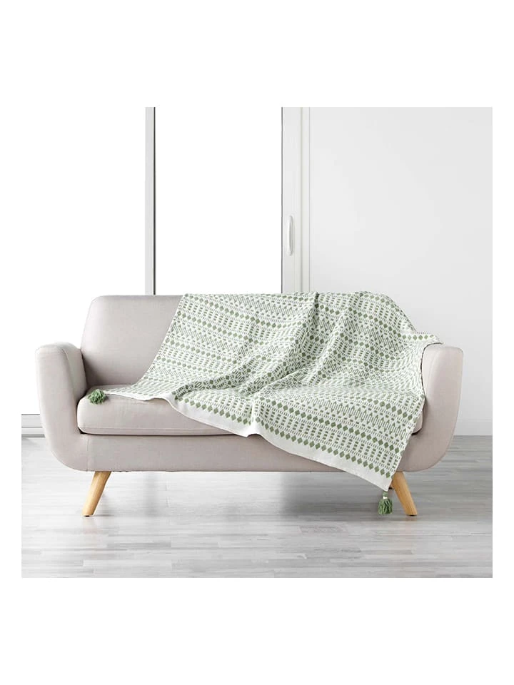 Überwurf "Maldives" In Weiß/ Khaki 1 Überwurf "Maldives" In Weiß/ Khaki