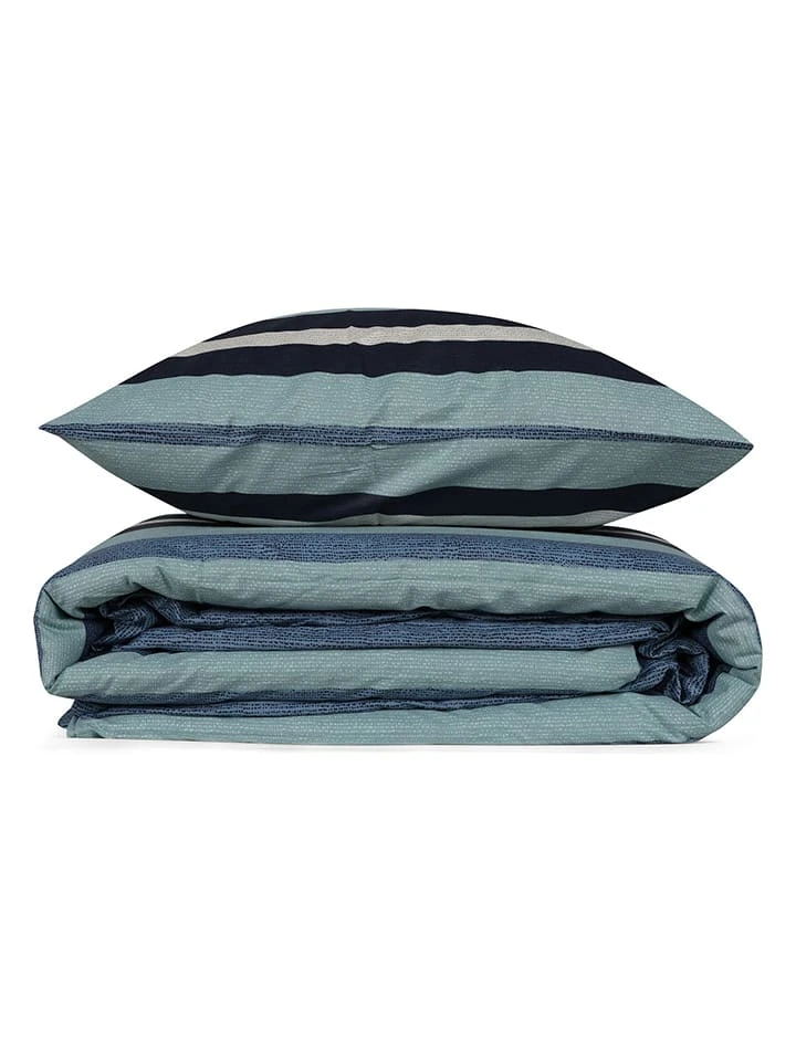 Renforcé-Bettwäsche-Set In Blau/ Türkis 3 Renforcé-Bettwäsche-Set In Blau/ Türkis – Bild 3