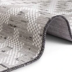 In- Und Outdoor Teppich Creil Grau Creme -Heimtextilien elle decoration in und outdoor teppich creil grau creme 2