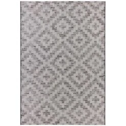 In- Und Outdoor Teppich Creil Grau Creme