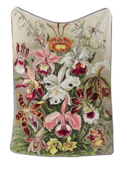 Kuscheldecke "Flower Bloom" In Grün/ Bunt - (L)170 X (B)130 Cm