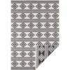 In- & Outdoor Wendeteppich Maple Schwarz Creme