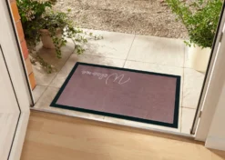 Fußmatte MECHELEN In Farbe Braun -Heimtextilien gmd living fussmatte mechelen in farbe braun 2 scaled