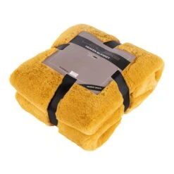 Wohndecke HEAVEN In Felloptik In Gelb -Heimtextilien gmd living wohndecke heaven in felloptik in gelb 3