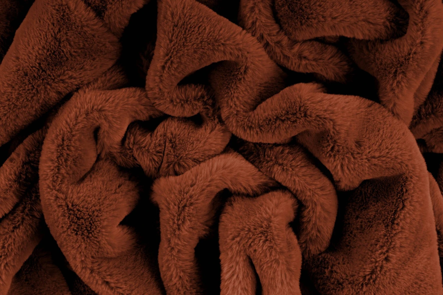 Wohndecke HEAVEN In Felloptik In Rotbraun 4 Wohndecke HEAVEN In Felloptik In Rotbraun – Bild 4