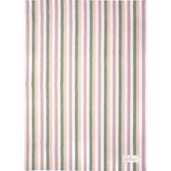 Geschirrtuch CALLIE DUSTY ROSE Rosa Mit Streifen
