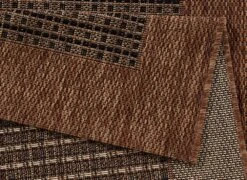 Flachgewebe Teppich Simple Dunkelbraun -Heimtextilien hanse home flachgewebe teppich simple dunkelbraun 2