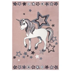 Kurzflor Kinderteppich Unicorn Dream