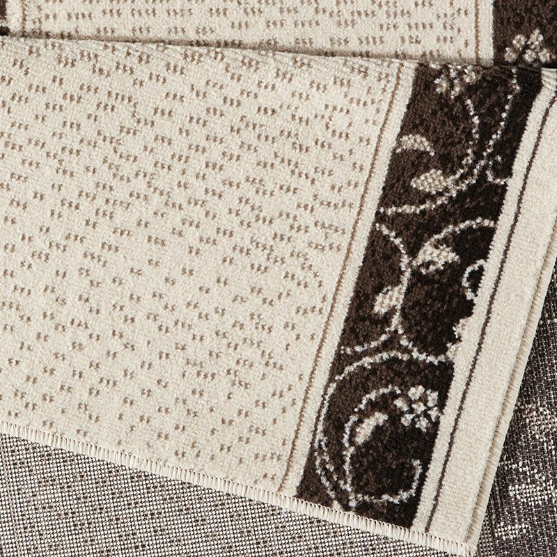 Kurzflor Teppich Läufer Plant Creme 3 Kurzflor Teppich Läufer Plant Creme – Bild 3