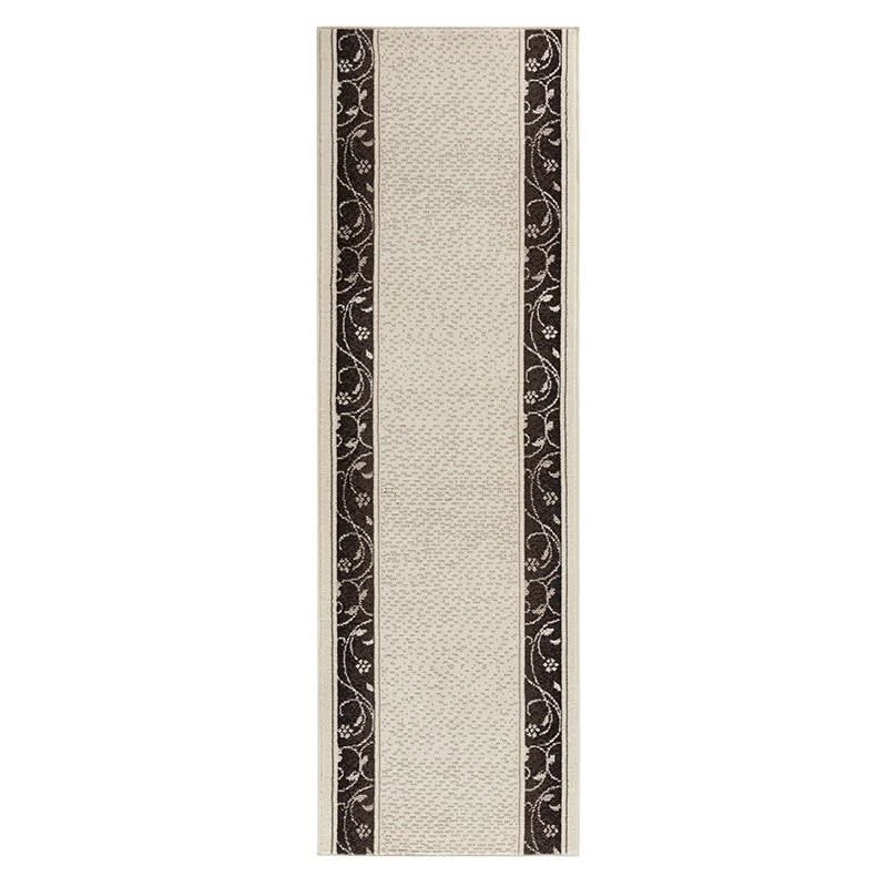 Kurzflor Teppich Läufer Plant Creme 1 Kurzflor Teppich Läufer Plant Creme