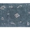 Teppich "Itza" In Dunkelblau - 120x 160 Cm