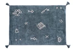 Teppich "Itza" In Dunkelblau - 120x 160 Cm