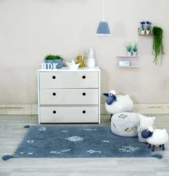 Teppich "Itza" In Dunkelblau - 120x 160 Cm -Heimtextilien happy decor kids teppich itza in dunkelblau 120x 160 cm 3