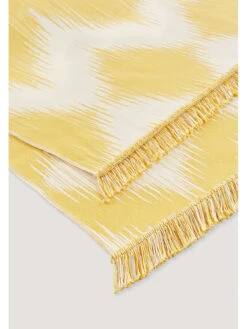 Heimtextilien -Heimtextilien hessnatur baumwoll teppich ikat in gelb 1