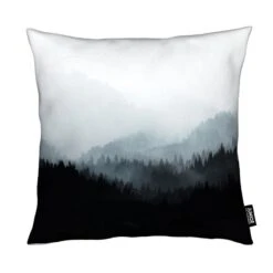 Kissen "Woods 5Y" In Schwarz & Weiß