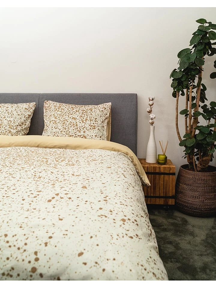 Satin-Bettwäsche-Set "Tomi" In Gold 2 Satin-Bettwäsche-Set "Tomi" In Gold – Bild 2