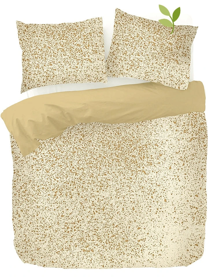 Satin-Bettwäsche-Set "Tomi" In Gold 1 Satin-Bettwäsche-Set "Tomi" In Gold