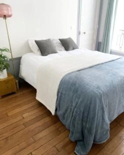 XL Kunstfell Wohndecke In Blau - (L)240 X (B)220 Cm 6 XL Kunstfell Wohndecke In Blau - (L)240 X (B)220 Cm -Heimtextilien le comptoir de la plage xl kunstfell wohndecke in blau l 240 x b 220 cm 2