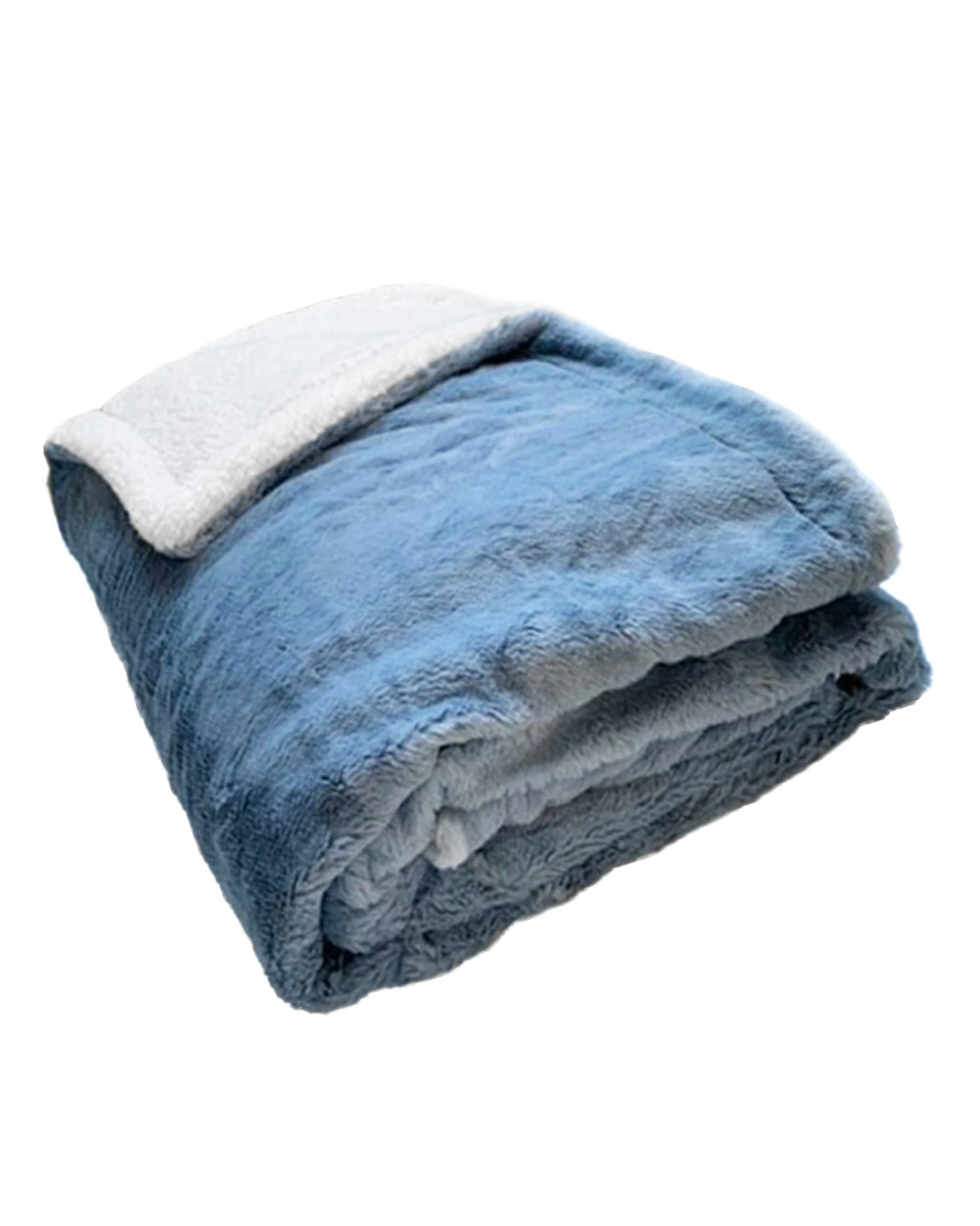 XL Kunstfell Wohndecke In Blau - (L)240 X (B)220 Cm 1 XL Kunstfell Wohndecke In Blau - (L)240 X (B)220 Cm