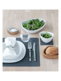 LIND DNA 4er-Set: Tischsets In Anthrazit - (L)45 X (B)35 Cm -Heimtextilien lind dna 4er set tischsets in anthrazit l 45 x b 35 cm 3