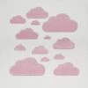 Kinderteppich WOLKENHIMMEL In Creme/rosa