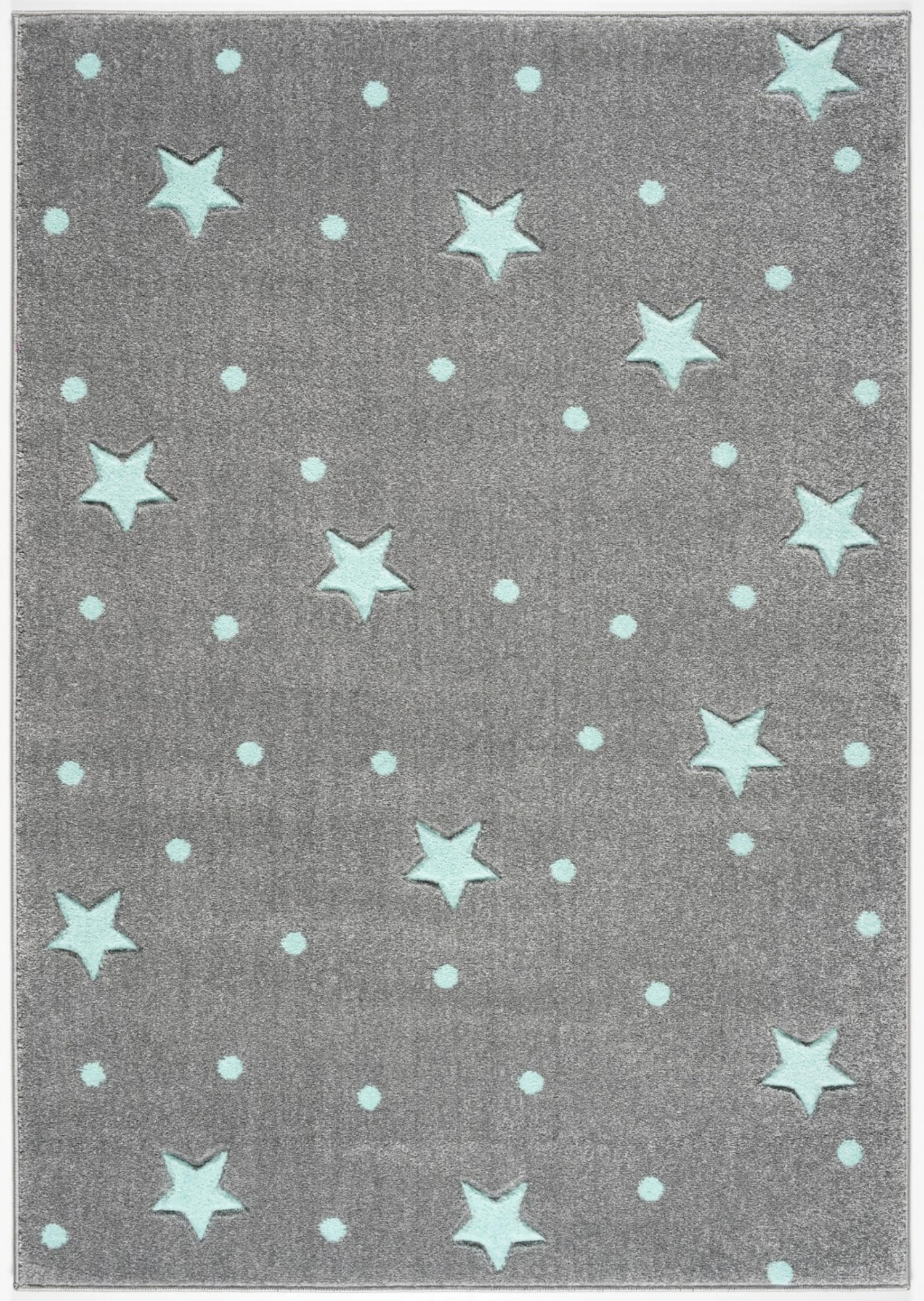 Teppich HEAVEN Silbergrau/mint 1 Teppich HEAVEN Silbergrau/mint