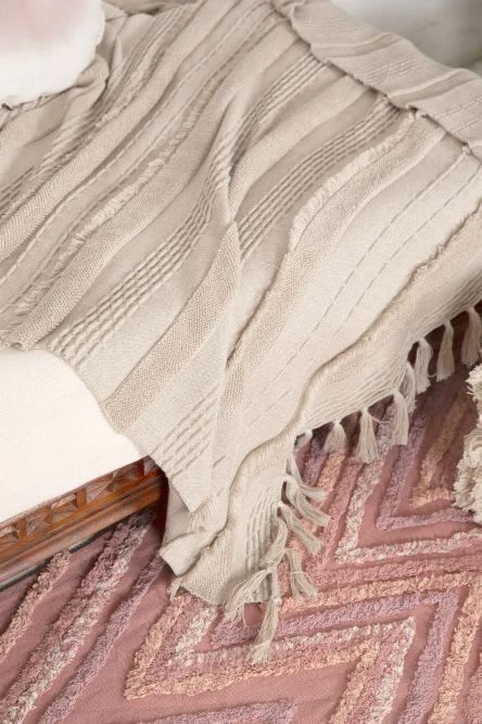 Lorena Canals Kuscheldecke "Air" In Weiß - 125x150 Cm 4 Lorena Canals Kuscheldecke "Air" In Weiß - 125x150 Cm – Bild 4