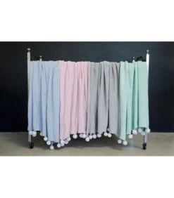 Lorena Canals Kuscheldecke "Bubbly" In Hellrosa/Weiß - 100x120 Cm -Heimtextilien lorena canals kuscheldecke bubbly in hellrosa weiss 100x120 cm 5