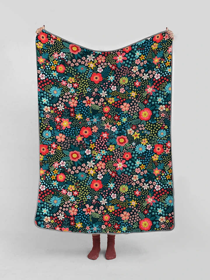 Kuscheldecke "Flower Blossom" In Bunt - (L)170 X (B)130 Cm 1 Kuscheldecke "Flower Blossom" In Bunt - (L)170 X (B)130 Cm