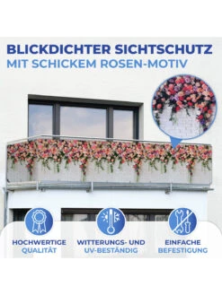 Balkon-Sichtschutz, 5 M In Mehrfarbig -Heimtextilien maximex balkon sichtschutz 5 m in mehrfarbig 14