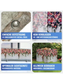 Balkon-Sichtschutz, 5 M In Mehrfarbig -Heimtextilien maximex balkon sichtschutz 5 m in mehrfarbig 17