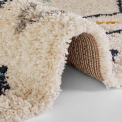 Hochflor Teppich DISA Creme Bunt -Heimtextilien mint rugs hochflor teppich disa creme bunt 2