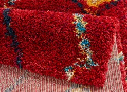 Hochflor Teppich Langflor Geometric Rot -Heimtextilien mint rugs hochflor teppich langflor geometric rot 2