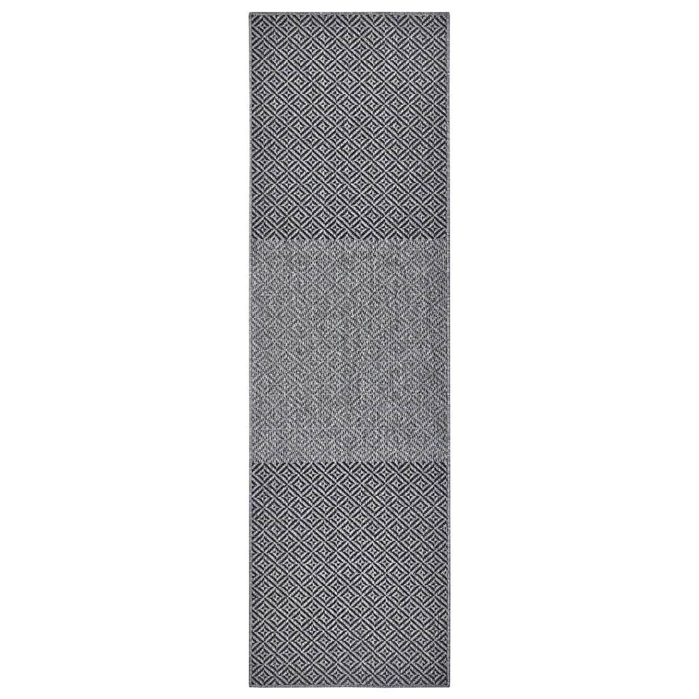 In- & Outdoor Wendeteppich Borneo Schwarz Silber 4 In- & Outdoor Wendeteppich Borneo Schwarz Silber – Bild 4