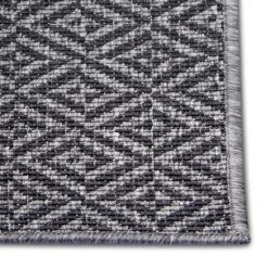 In- & Outdoor Wendeteppich Borneo Schwarz Silber 15 In- & Outdoor Wendeteppich Borneo Schwarz Silber -Heimtextilien northrugs in and outdoor wendeteppich borneo schwarz silber 7